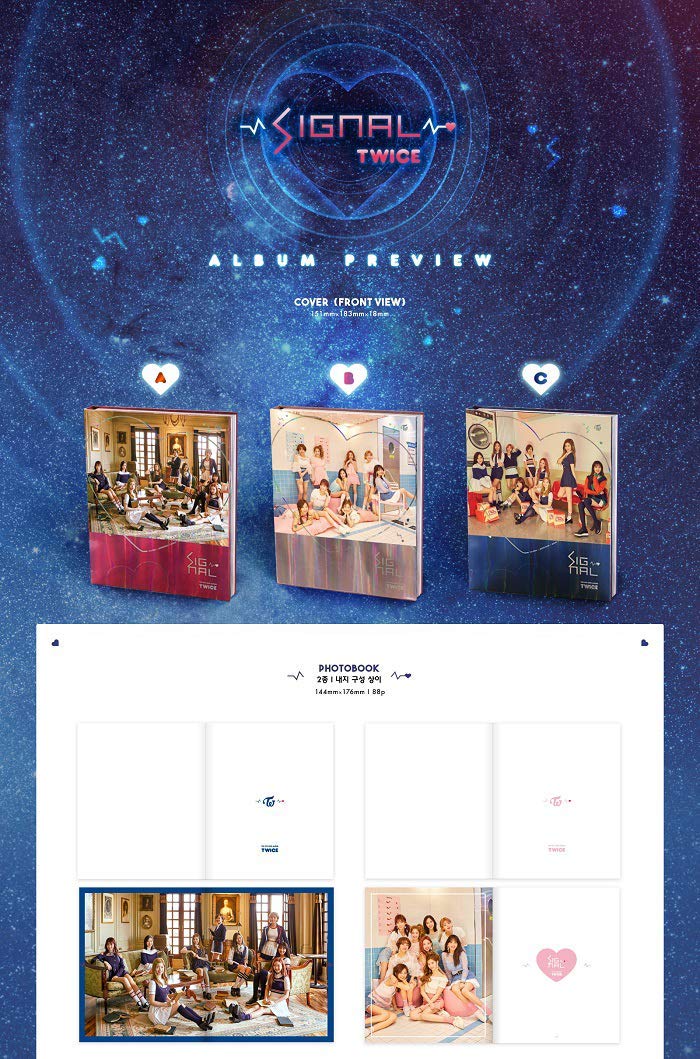 Amazon.com: Twice - Signal [Random ver.] (4th Mini Album) CD+88p