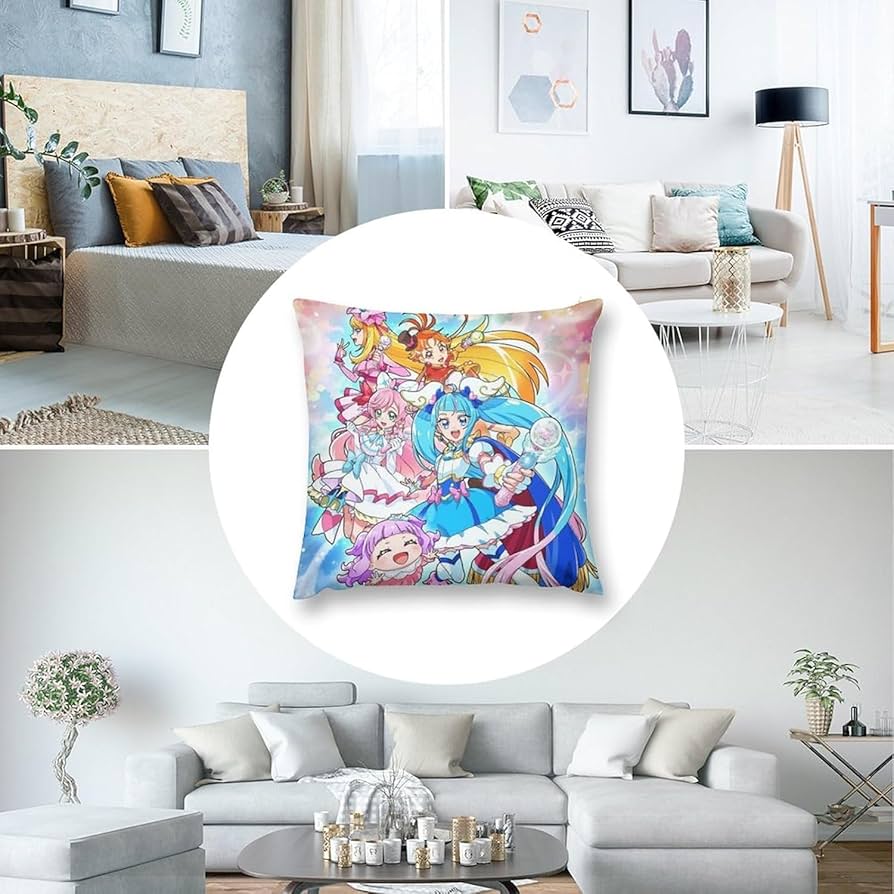 Amazon｜プリキュア 枕カバー 45×45cm ピローケース 防ダニ 抗菌 防臭