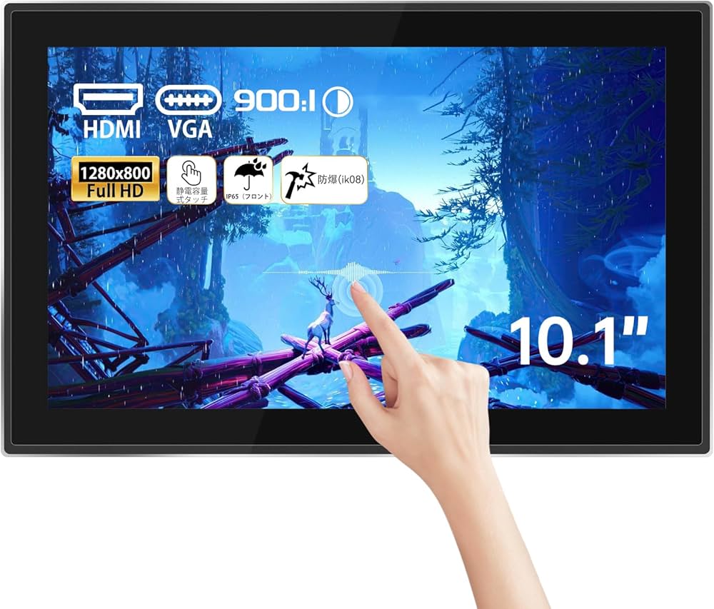Amazon.co.jp: 10.1インチ，タッチスクリーンディスプレイ，1280 x