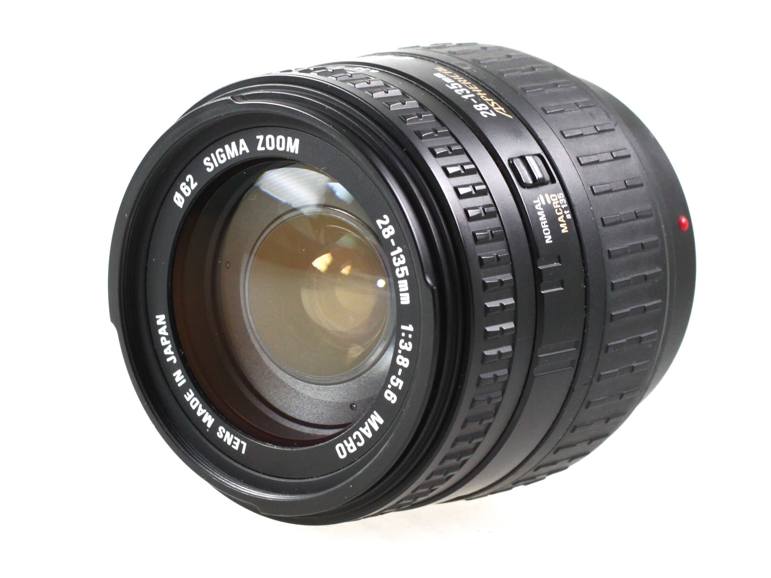 Amazon.com : Sigma 28-135mm f/3.8-5.6 Aspherical IF Macro Lens for