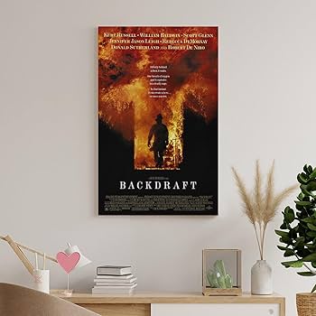 Amazon.co.jp: キャンバスポスターBackdraftバックドラフト映画