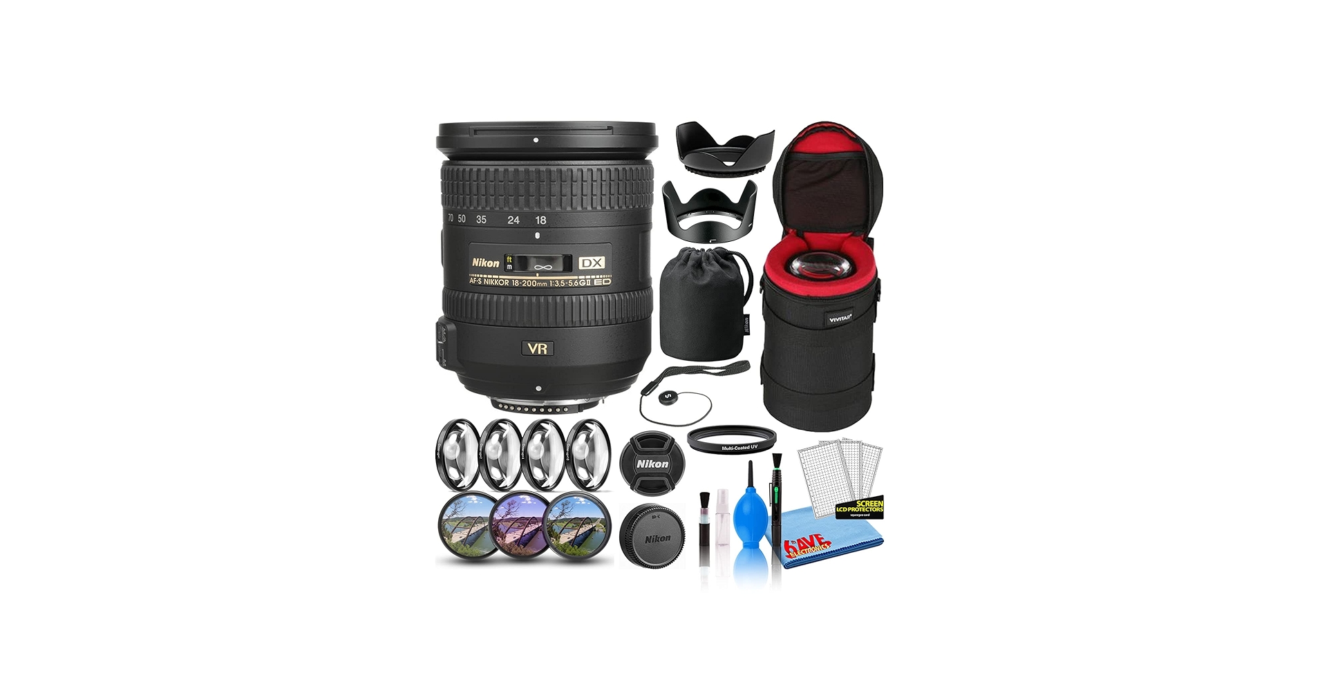 Amazon.com: Nikon AF-S DX NIKKOR 18-200mm f/3.5-5.6G ED VR II Lens