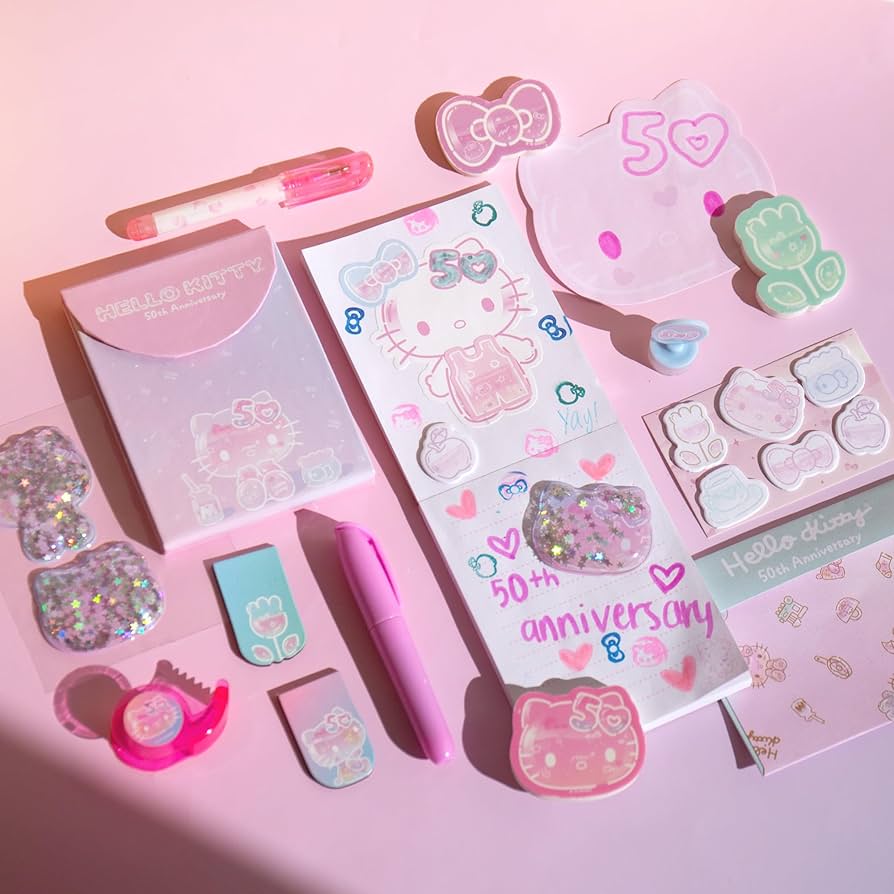 Amazon.com: Horizon Group USA Hello Kitty 50th Anniversary Mini