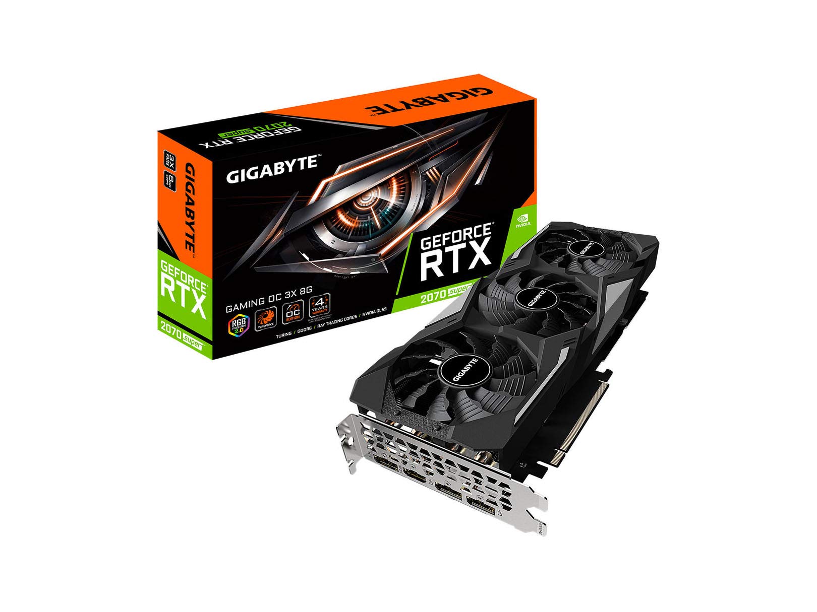Amazon.com: GIGABYTE GV-N207SGAMING OC-8GD GeForce RTX 2070 Super