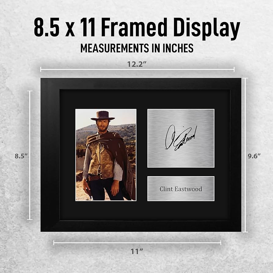 Amazon.com: HWC Trading Clint Eastwood Gifts USL Framed Printed