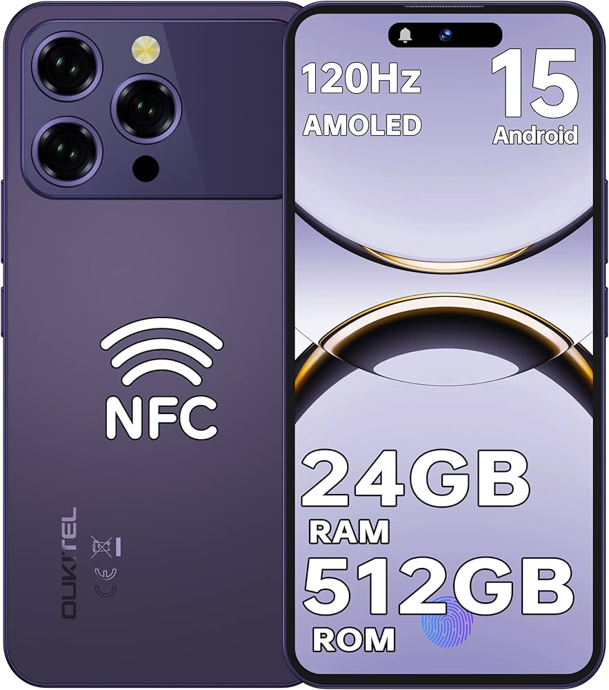 Amazon | OUKITEL P1 PRO Simフリー スマホ 本体 24GB RAM+512GB ROM