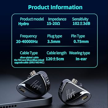 Amazon.co.jp: CCA ハイドロインイヤーモニター、8BA+2DDハイブリッド