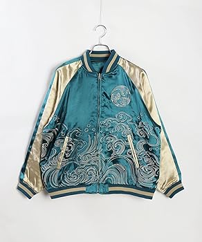 Amazon | [HYAKKA RYOURAN] 【百花繚乱】和柄 総刺繍 リバーシブル