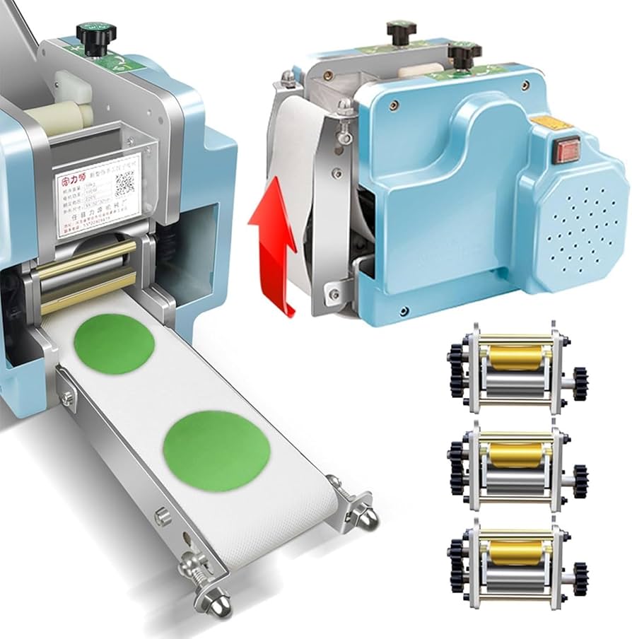 業務用・家庭用 餃子皮機 餃子皮直径8.5cm／1分60枚 自動成形 Amazon