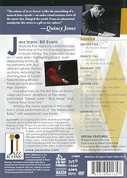 Amazon.co.jp: Jazz Icons: Bill Evans Live '64 - '75 [DVD] [Import