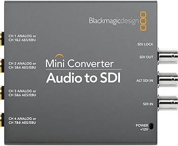 Amazon.co.jp: BlackmagicDesign Mini Converter Audio to SDI 2