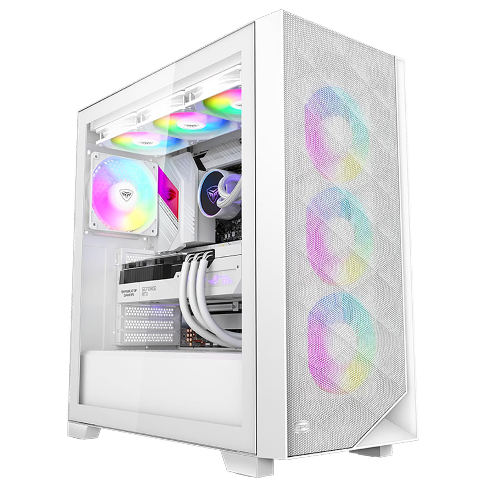 Amazon.co.jp: PCCOOLER CPS C3D510 ARGB PCケース ATXミドルタワー