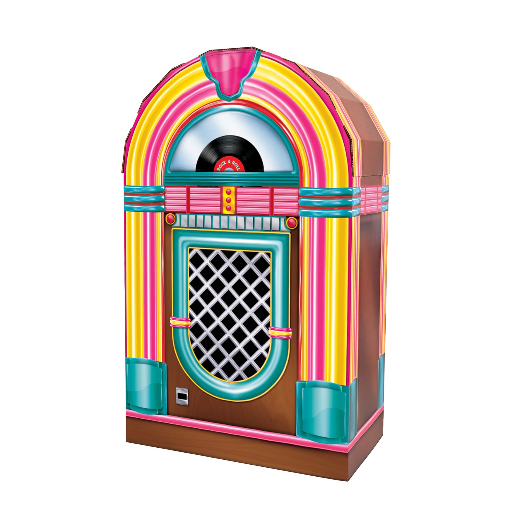 Amazon.com: Beistle 3D Corrugated Cardboard Jukebox Photo Prop