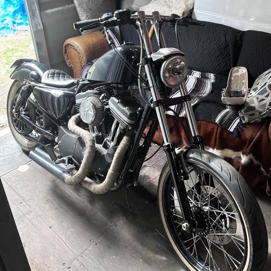 Amazon | フォークチューブ 7.6 cm エクステンション 39mm ハーレー