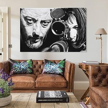 映画LEONシーン アートフレーム 黒 Amazon.co.jp: 映画 レオン LEON