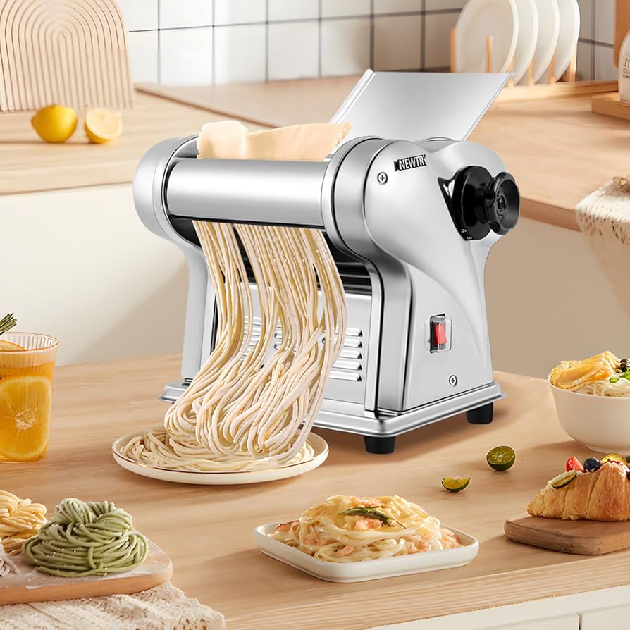 Amazon | NEWTRY 製麺機 家庭用 パスタマシン 電動パスタメーカー