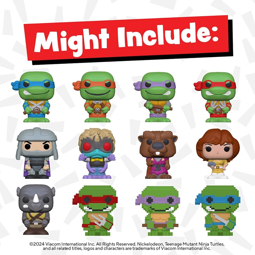 Amazon | ミュータント タートルズ フィギュア ポリバッグ 12個入り