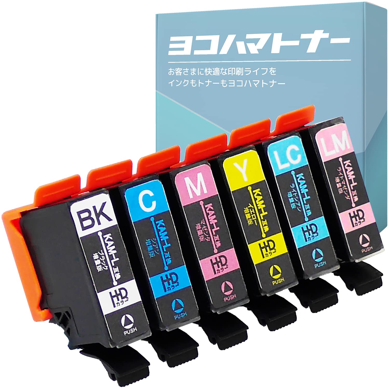 Amazon.co.jp: 【横トナ】エプソン(EPSON)用 KAM互換 カメ互換 KAM-6CL