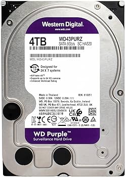 Amazon | ウエスタンデジタル 4TB WD Purple Surveillance 内蔵ハード