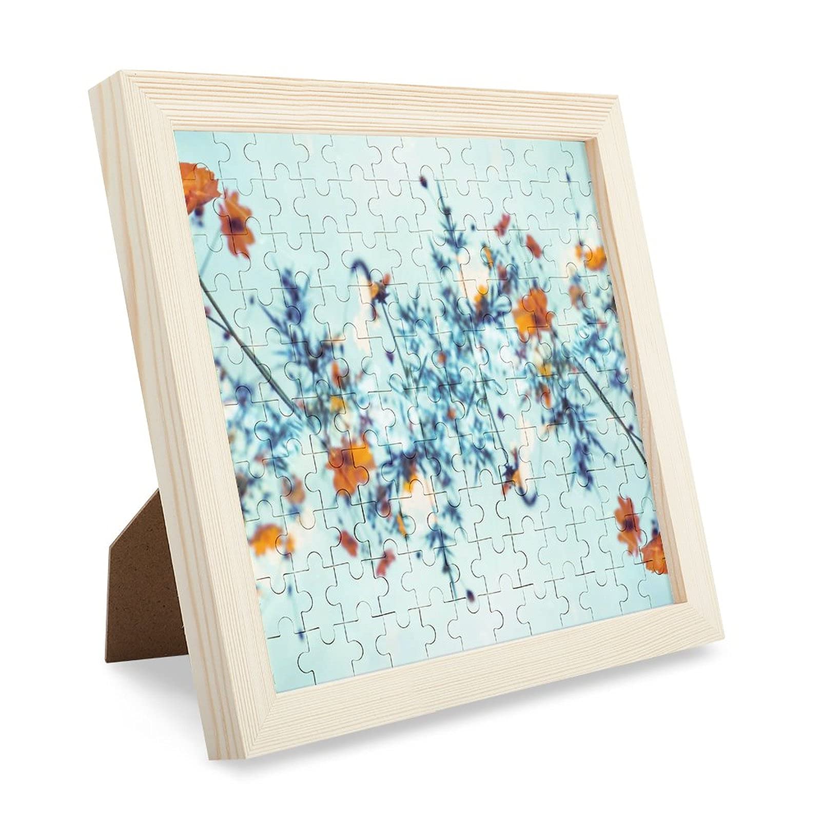 Amazon | 120ピース ジグソーパズル 秋桜の螺旋 木製パズル puzzle
