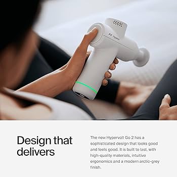 Amazon.com: Hyperice Hypervolt Go 2 - Arctic Grey - Featuring