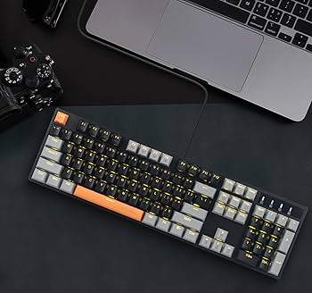 Amazon | E-YOOSO Z-14 メカニカルゲーミングキーボード ブラウン