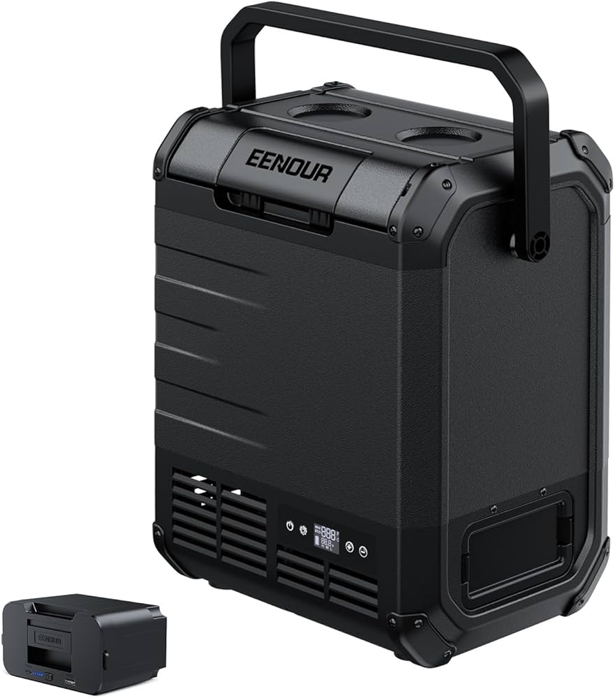 Amazon.co.jp: EENOUR 車載冷蔵庫 D10 10L -20℃～10℃ バッテリー1個