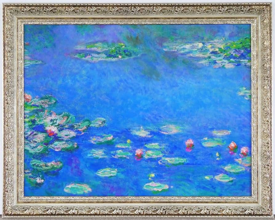 Amazon.co.jp: JHA 絵画 インテリア 油絵 額入り 額絵 世界の名画 モネ