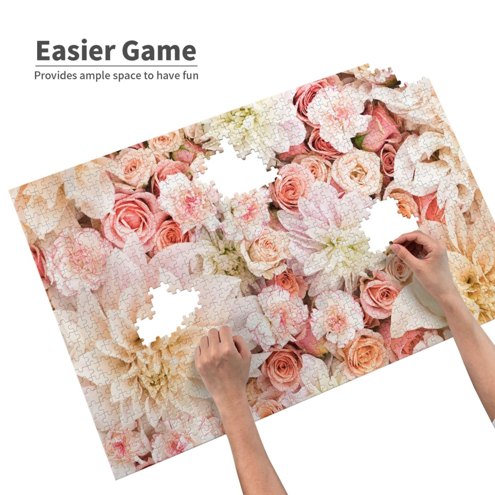 Amazon | 花柄 ジグソーパズル 1000ピース パズル 知育 脳トレ 減圧