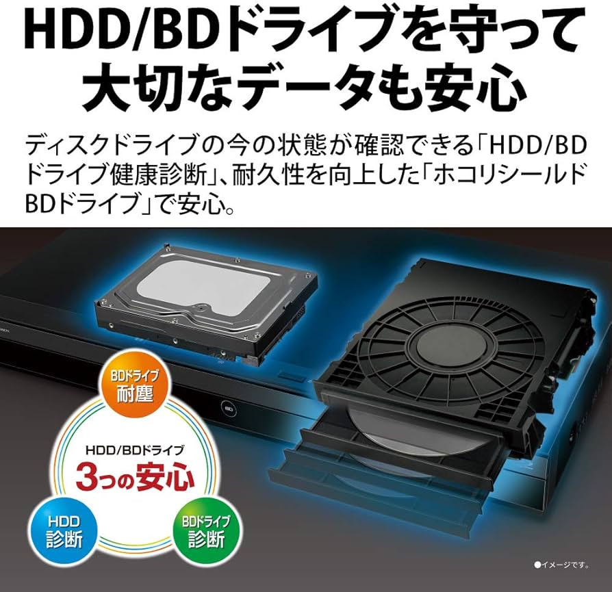 Amazon.co.jp: Sharp 500GB 2B-C05DW1 Blu-ray Recorder, USB 2B