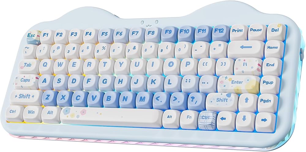 Amazon | YUNZII C75 ワイヤレス メカニカルキーボード 75%レイアウト