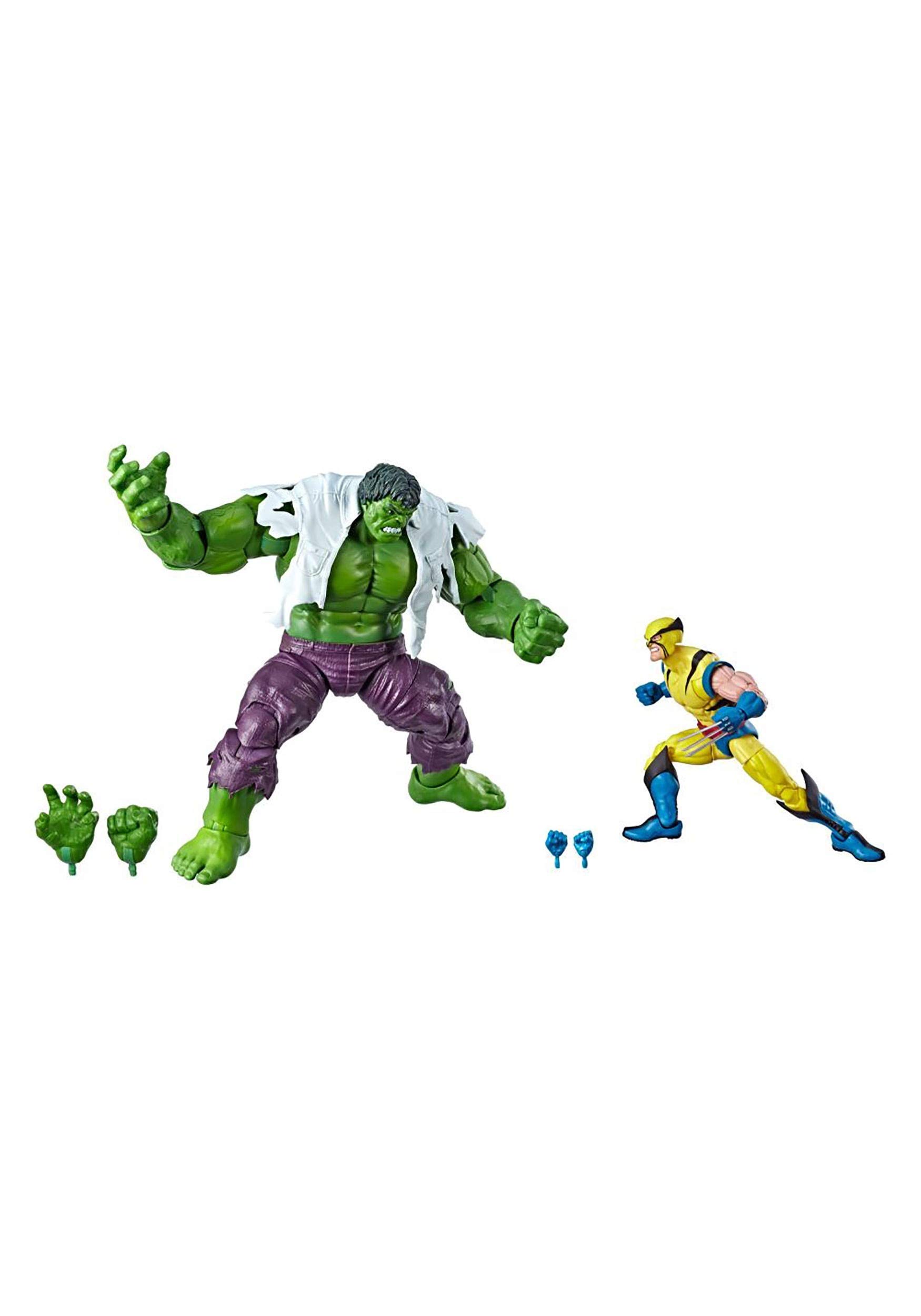 Amazon.com: Marvel Legends 80th Anniversary Wolverine and Hulk 6