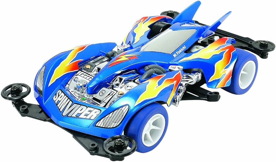 Amazon | タミヤ ミニ四駆限定シリーズ スピンバイパー パールブルー