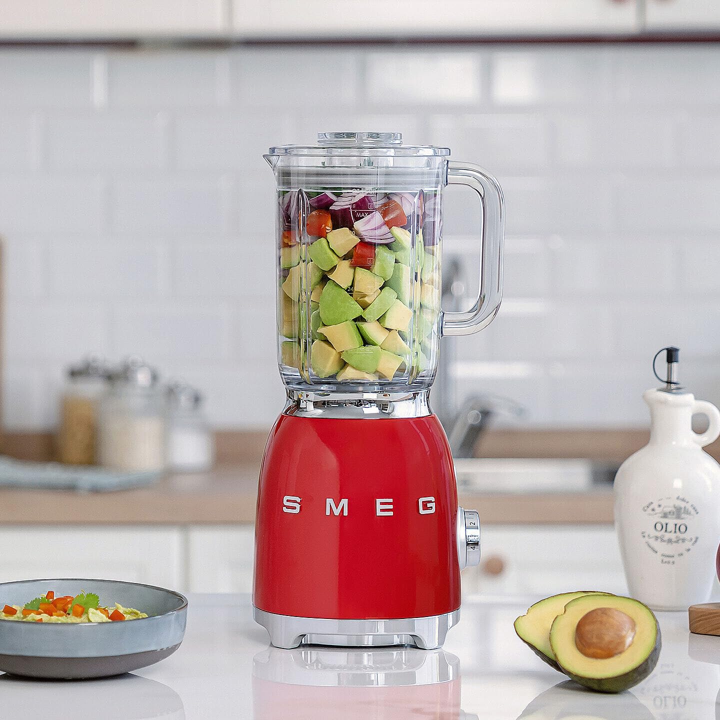 Amazon.com: SMEG BLF03 Retro Style Blender – 600W Countertop