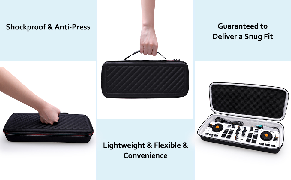 Amazon.com: XANAD Hard Case for Hercules DJ Control Mix 2/1 or