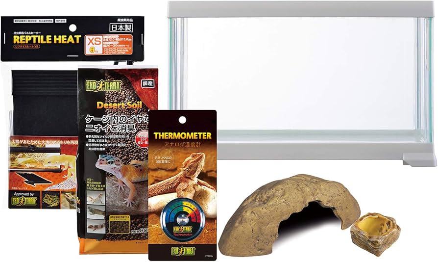 Amazon.co.jp: エキゾテラ GEX EXOTERRA レプテリア レオパ飼育キットS