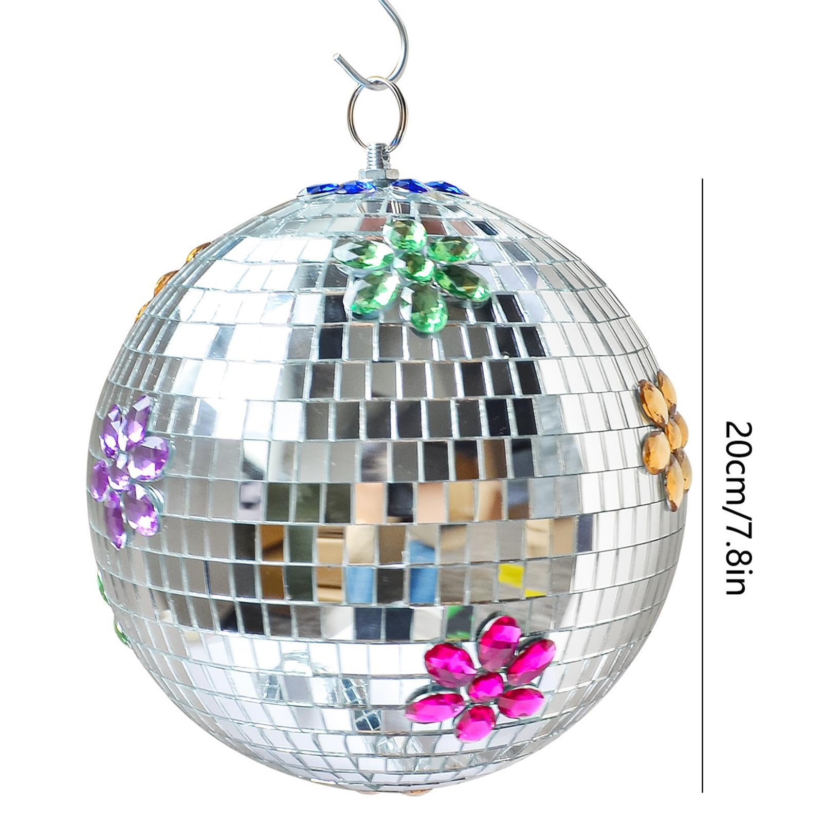 Amazon.co.jp: ミラーボール - 8インチ大型屋外ディスコボールミラー