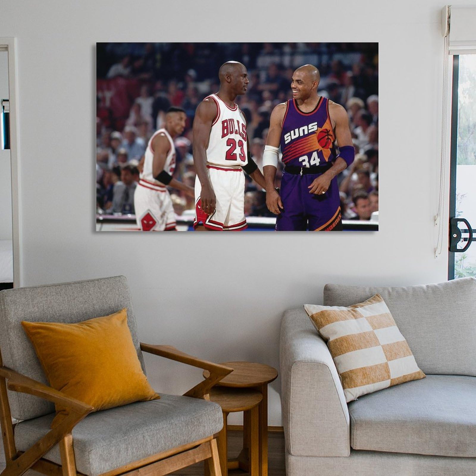 Amazon.co.jp: チャールズ・バークレー・バスケットボール選手ポスター