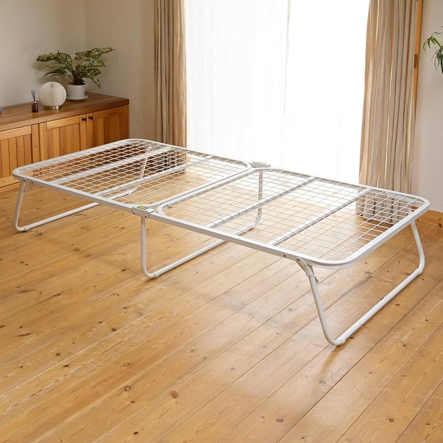 Amazon｜山善(YAMAZEN) ベッド 折り畳みベッド 【完成品】シングル 耐