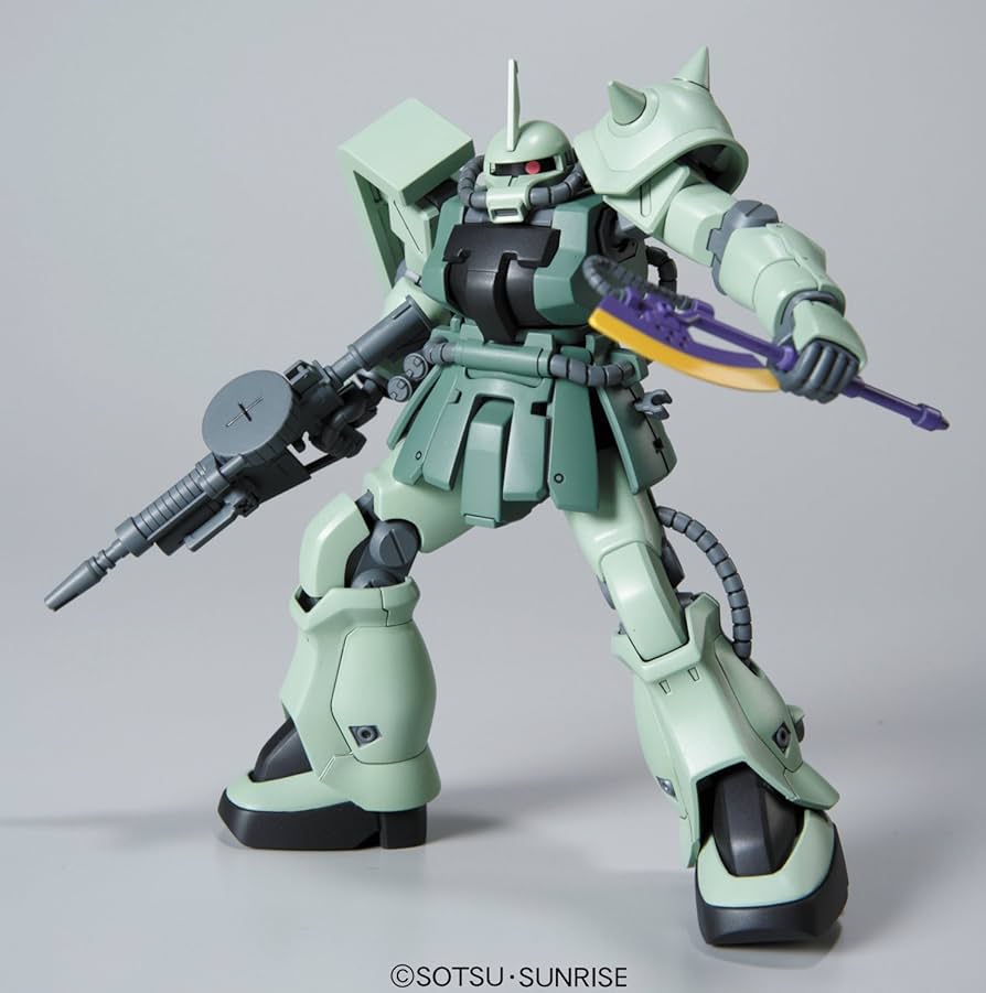 Bandai Hobby #105 MS-06F-2 ZAKU II F2 Zeon Ver. Bandai HGUC Action