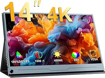 Amazon.co.jp: モバイルモニター EVICIV 14インチ 4Kモバイル