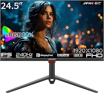 Amazon.co.jp: JAPANNEXT 24.5インチ ゲーミングモニター 240Hz 3ms