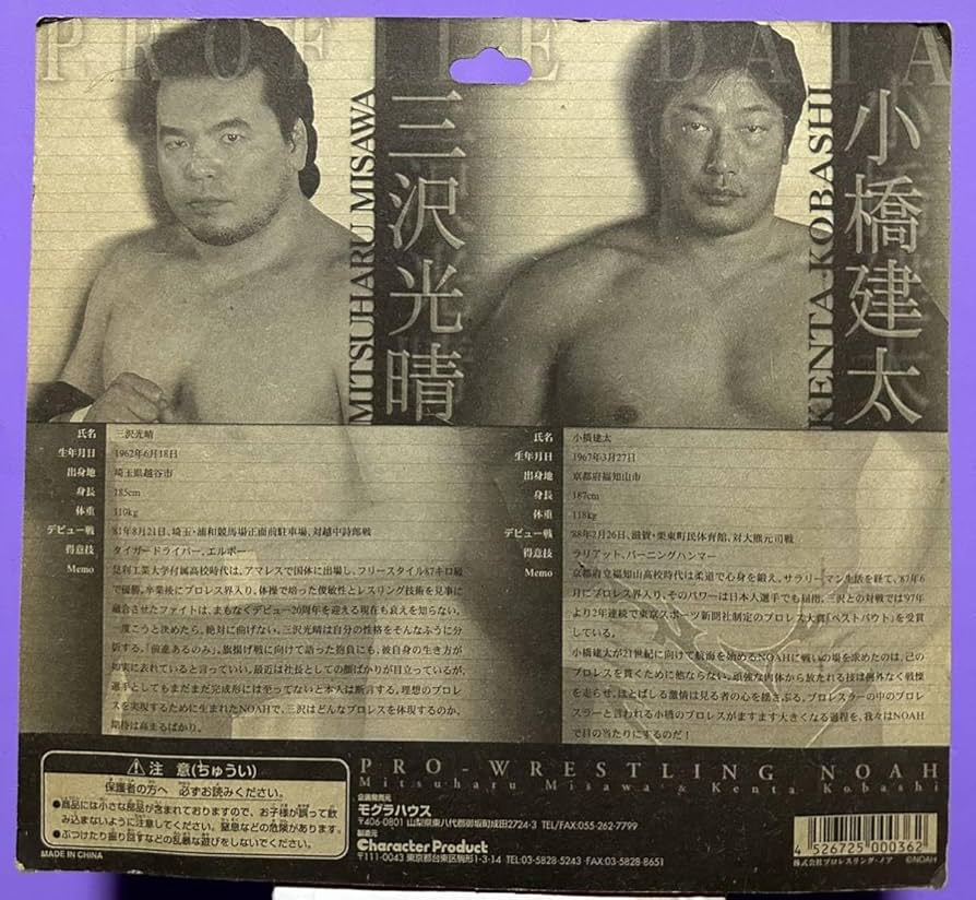 Amazon | 絶版 三沢光晴 小橋健太 プロレス フィギュア モグラハウス