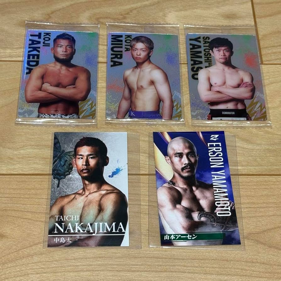 Amazon.co.jp: RIZIN ウエハース カード トレカ 三浦孝太 ドミネーター