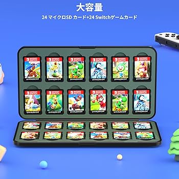 Amazon.co.jp: switch ソフトケース カードケース 24枚ゲームカード