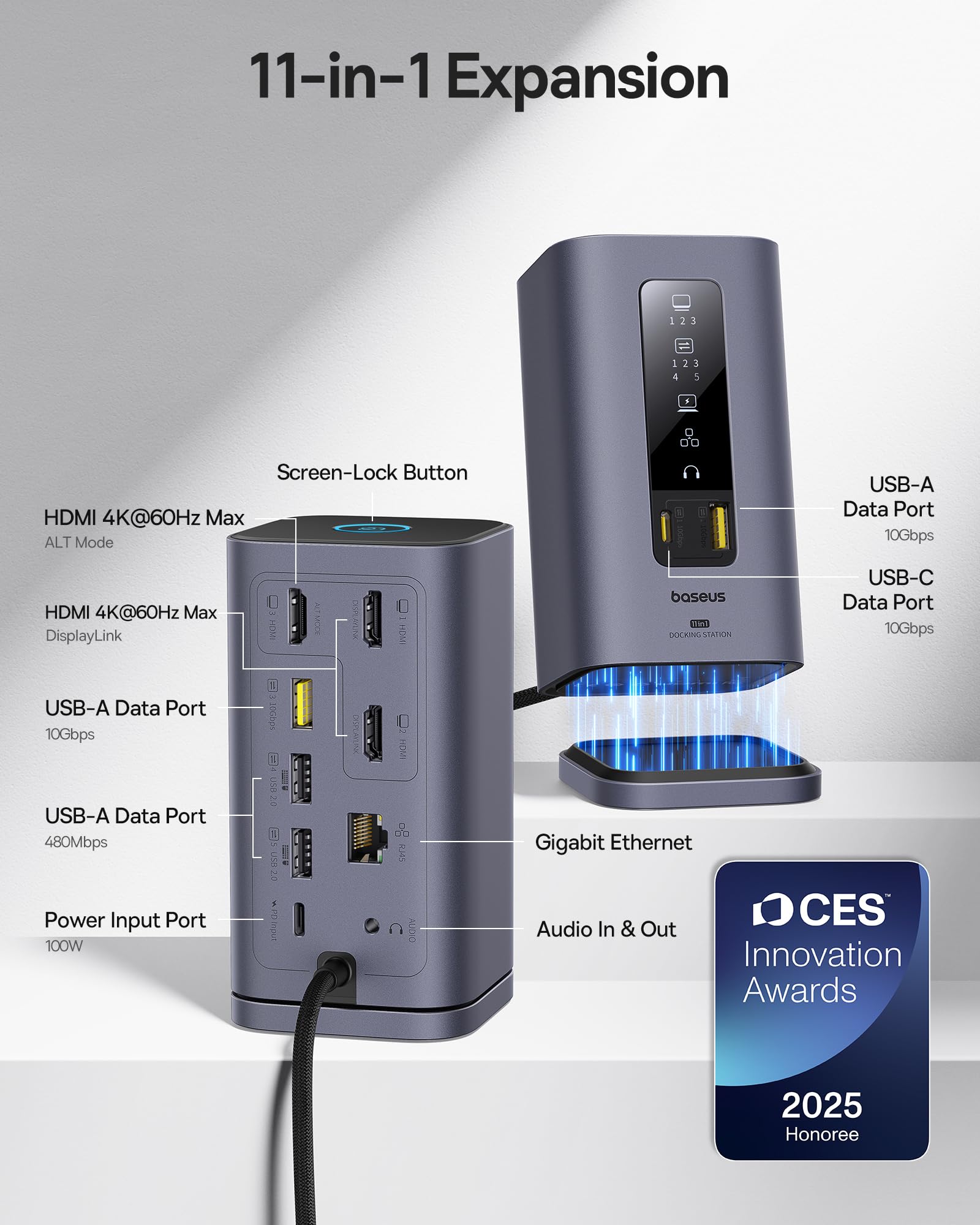 Amazon.com: Baseus 11in 1 MAC Docking Station & 0.3