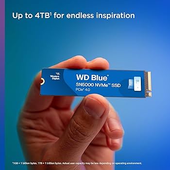 Amazon.com: Western Digital 500GB WD Blue SN5000 NVMe Internal