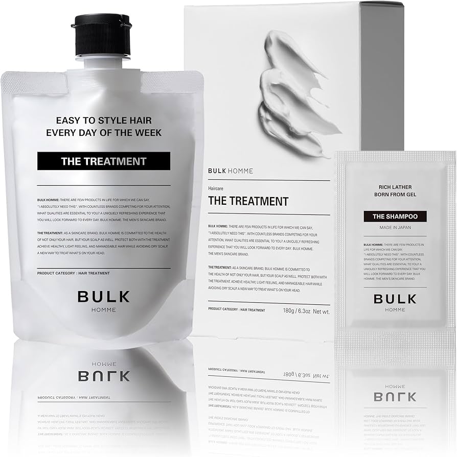 Amazon | バルクオム トリートメント メンズ 180g サンプル付き 保湿