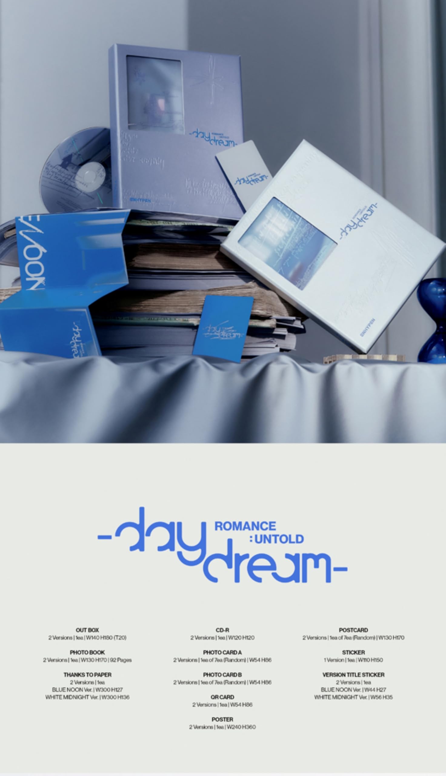 Amazon.co.jp: ENHYPEN Daydream ROMANCE:UNTOLD 2nd Album Repackage