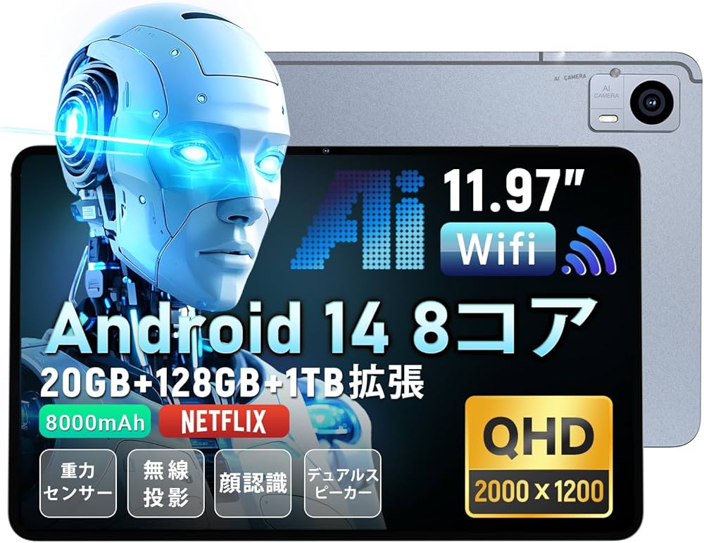 Amazon.co.jp: Hitabt P30A G99 12インチ Android14 タブレット 20GB+